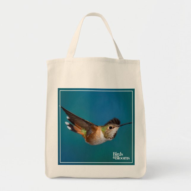 Rufous Hummingbird Tote Bag (Front)