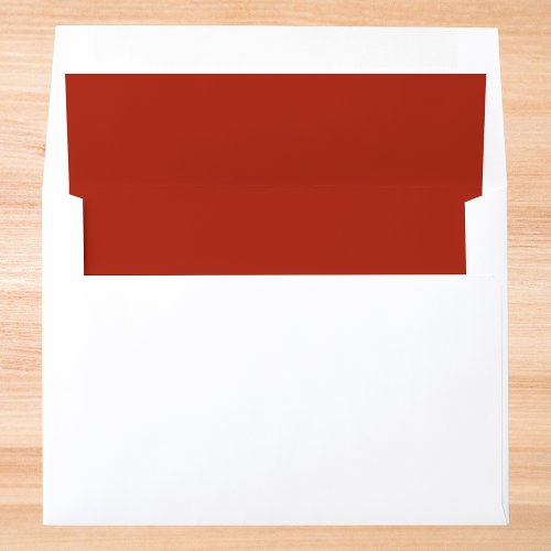 Rufous Solid Color Envelope Liner