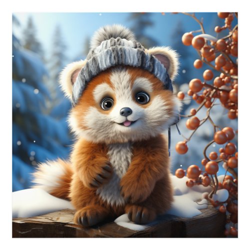 Rufus _ An adorable red panda Photo Print