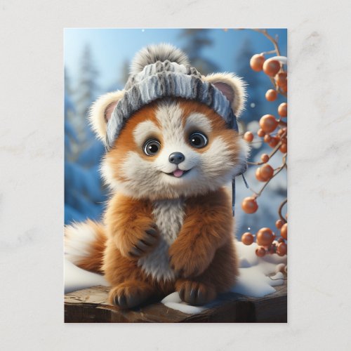 Rufus _ An adorable red panda Postcard