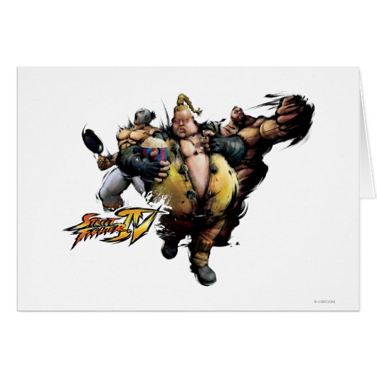 Rufus, El Fuerte & Zangief (Front Horizontal)
