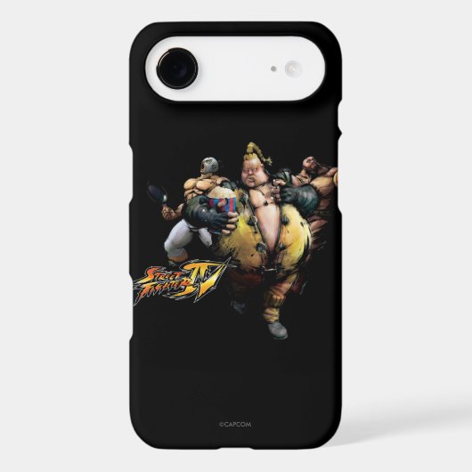Rufus, El Fuerte & Zangief Case-Mate iPhone Case (Back)