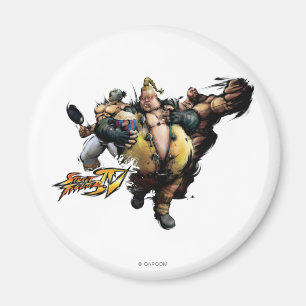 Rufus, El Fuerte & Zangief Magnet