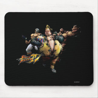 Rufus, El Fuerte & Zangief Mouse Pad