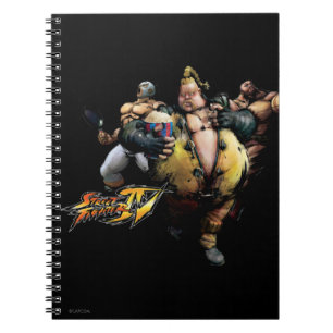 Rufus, El Fuerte & Zangief Notebook