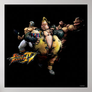Rufus, El Fuerte & Zangief Poster