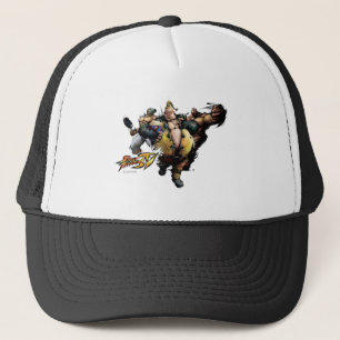 Rufus, El Fuerte & Zangief Trucker Hat