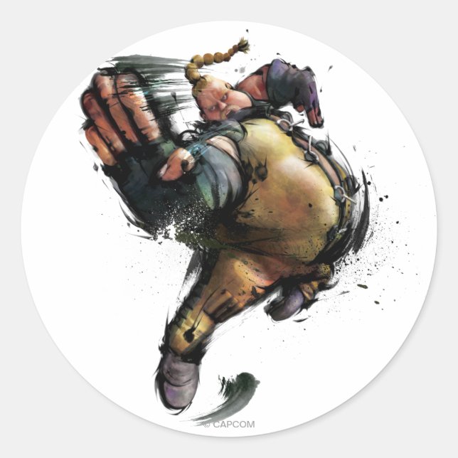 Rufus Hit Classic Round Sticker (Front)