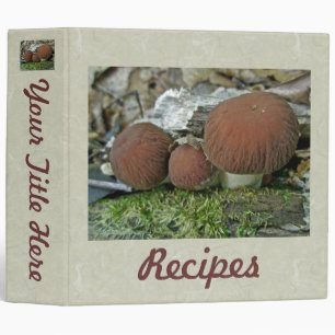 Rufus Mushrooms Binder