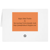 Rufus Sided Towhee Cards (Back Horizontal)