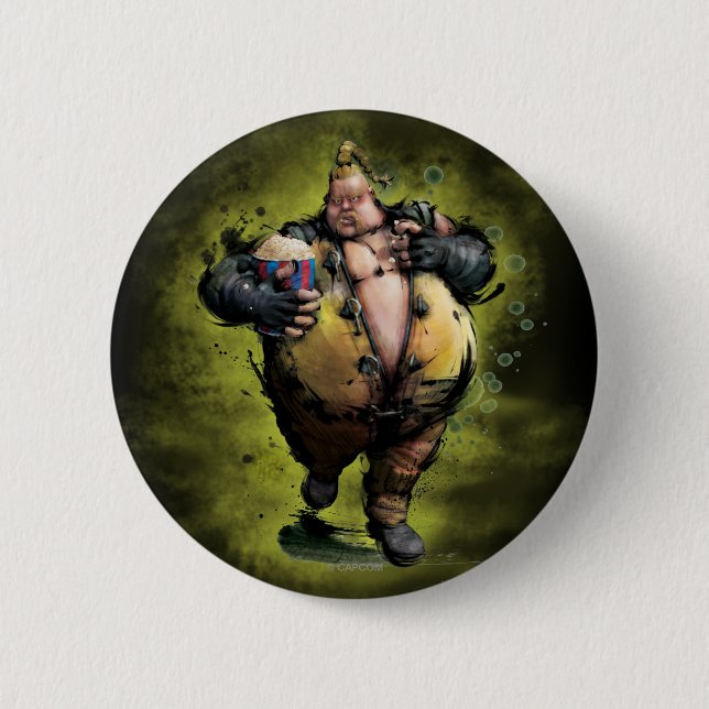 Rufus With Popcorn Button (Front)