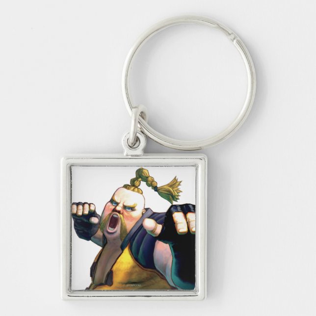 Rufus Yelling Keychain (Front)