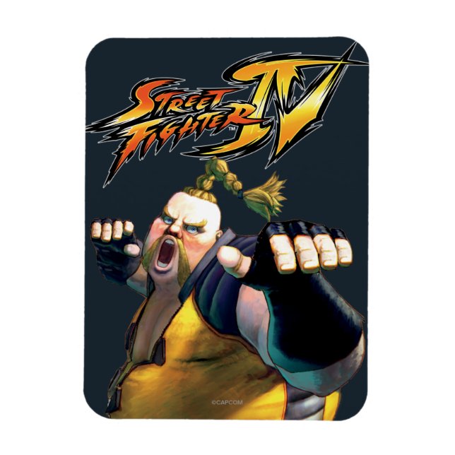 Rufus Yelling Magnet (Vertical)