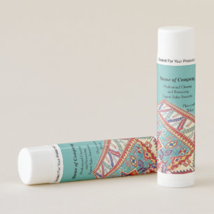 Rug Business Promotional Card Lip Balm