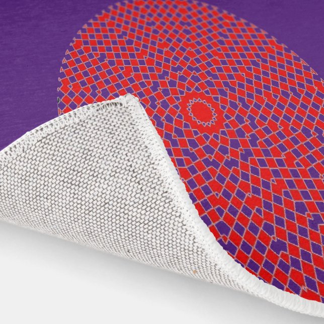 Rug Colorful Modern Geometric Purple Red (Indoor)