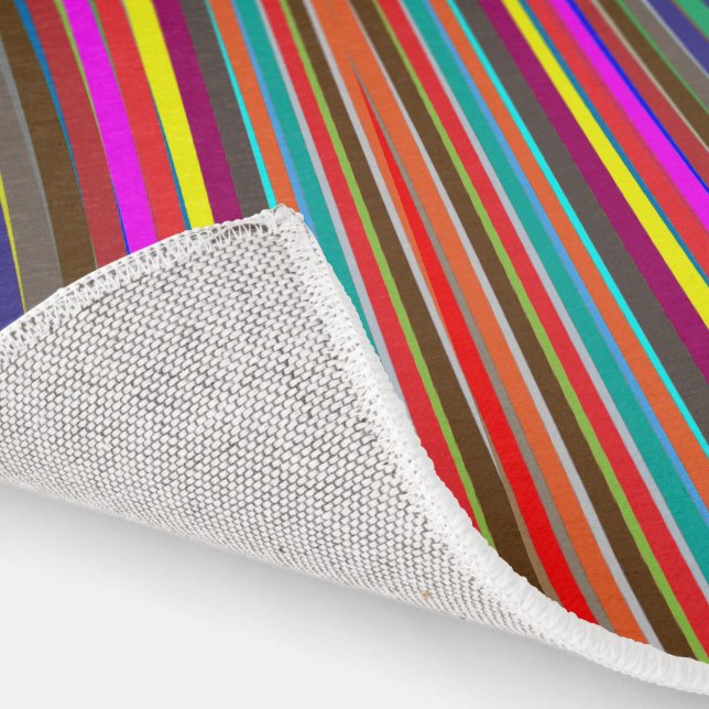 Rug Colorful Stripes Modern  (Indoor)