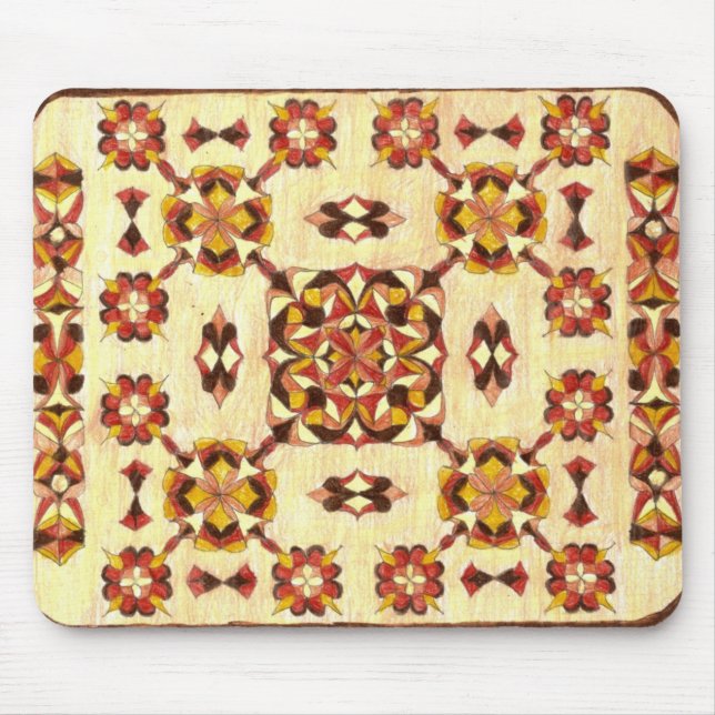 rug design 6 mouse pad (Front)