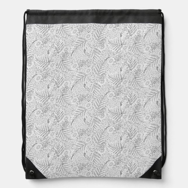 rug Design Thirty Six Drawstring Bag (Front)