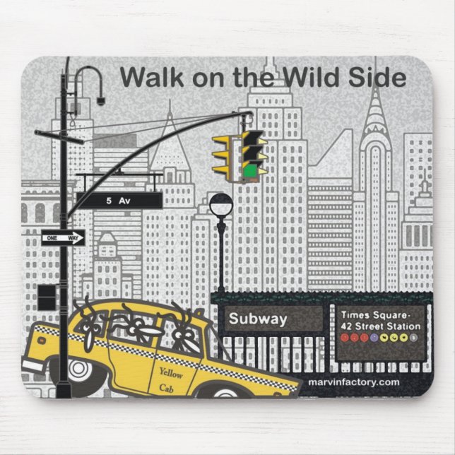 Rug for mouse of Marvin in New York Mouse Pad (Front)