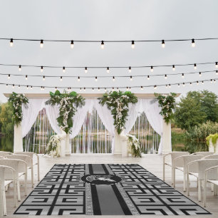 Rug Medusa Slayer Silver & Black