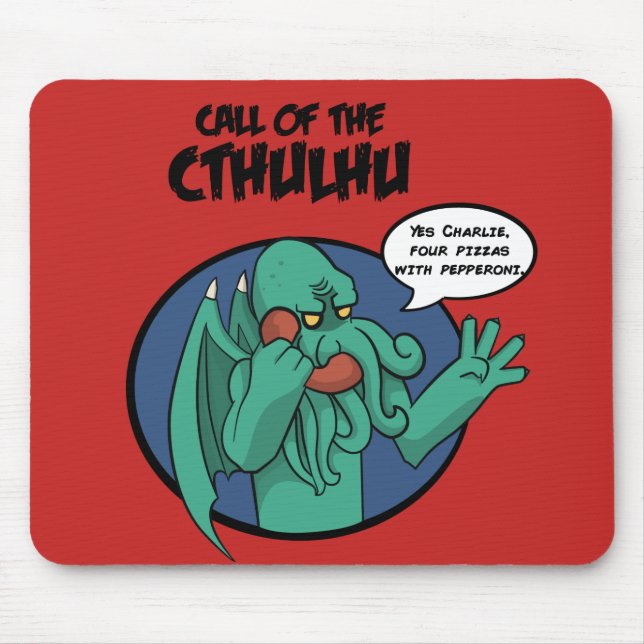 Rug of cthulhu mouse pad (Front)