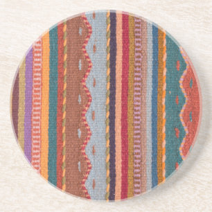 Rug patterns sandstone coaster