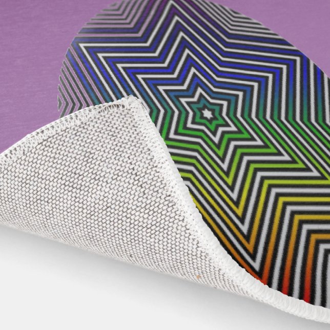 Rug Rainbow Star Modern Pattern  (Indoor)