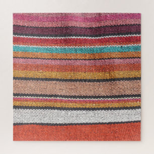Rug Richness: Mexican Peruvian Textures Jigsaw Puzzle