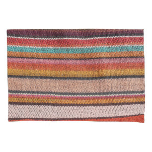 Rug Richness: Mexican Peruvian Textures Pillow Case