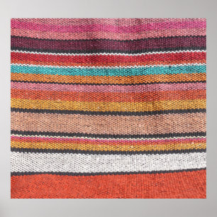 Rug Richness: Mexican Peruvian Textures Poster