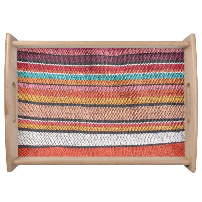 Rug Richness: Mexican Peruvian Textures Serving Tray (Front)