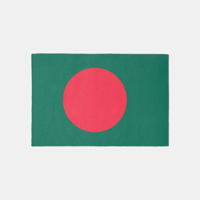 Rug with flag of Bangladesh (Front)