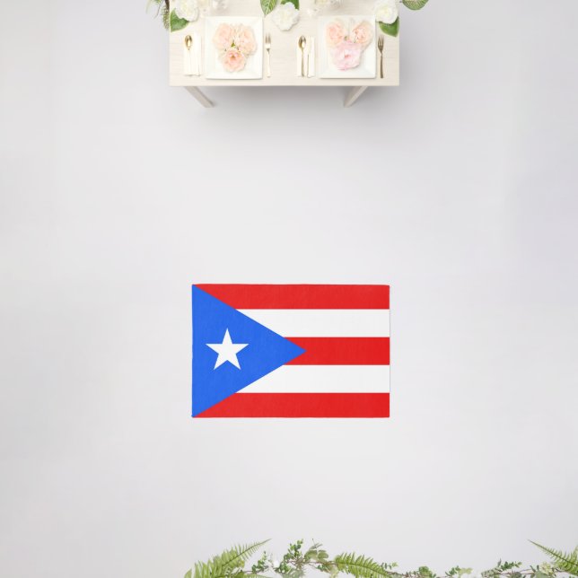 Rug with flag of Puerto Rico, USA (Insitu (Wedding))