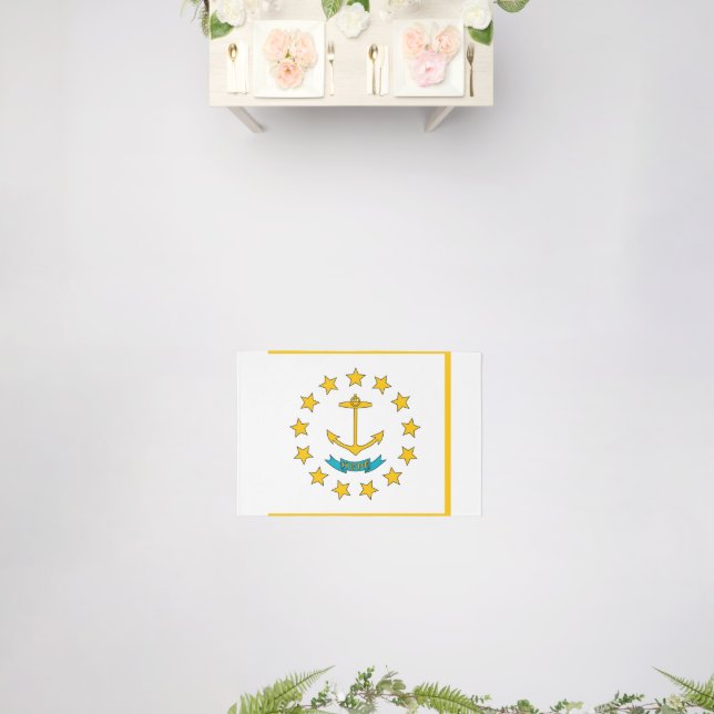 Rug with flag of Rhode Island, USA (Insitu (Wedding))