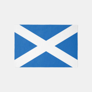 Rug with flag of Scotland