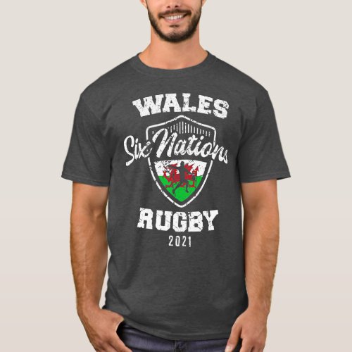 Rugby 6 Nations Wales France Ireland England Scotl T_Shirt