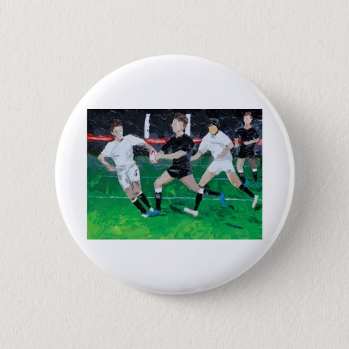 Rugby All Blacks vs England Button