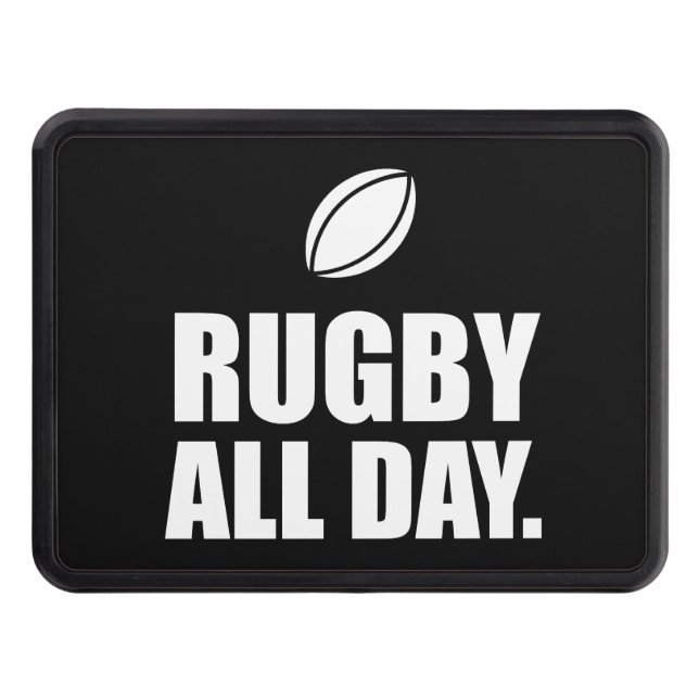 Rugby All Day Tow Hitch Cover (Front)