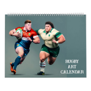 Rugby Art Calendar
