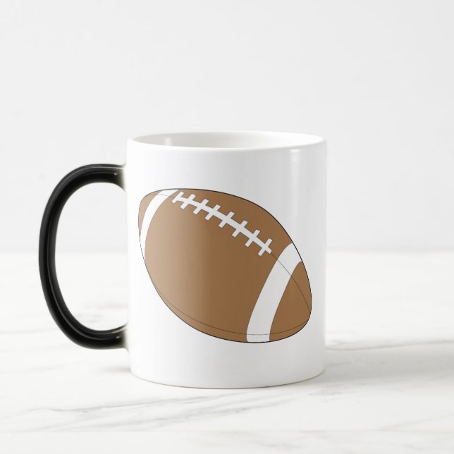 Rugby Ball Color Morph Mug (Left)