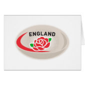 Rugby Ball England English Rose (Front Horizontal)