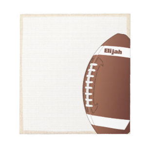 Rugby Ball Notepad