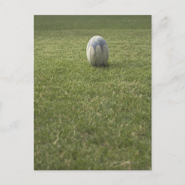 Rugby ball postcard (Front)