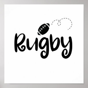 Rugby ball. poster