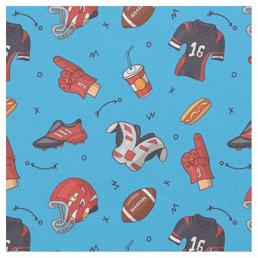 rugby balls , football balls pattern fabric