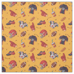 rugby balls , football balls pattern fabric