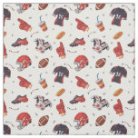 rugby balls , football balls pattern fabric