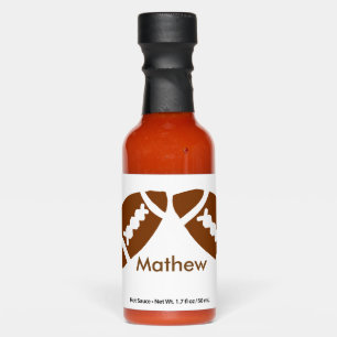Rugby baseball sports add name boys kids men gifts hot sauces