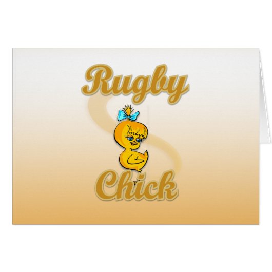 Rugby Chick (Front Horizontal)