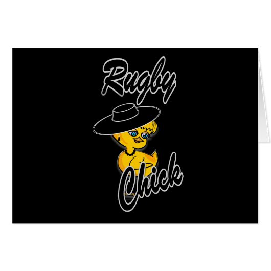 Rugby Chick #4 Cards (Front Horizontal)